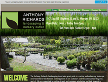 Tablet Screenshot of anthonyrichardslandscaping.com